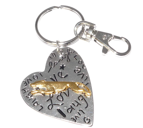 Greyhound Keyring