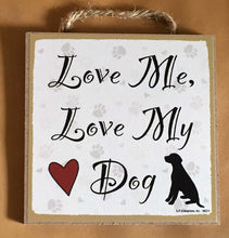 Load image into Gallery viewer, Wood Dog Sign
