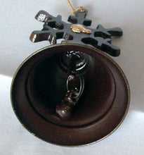 Load image into Gallery viewer, Bronze Bell Greyhound Snowflake Ornament
