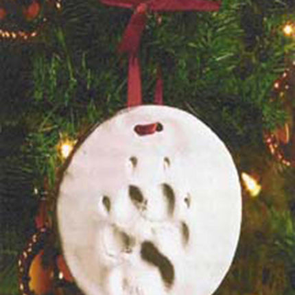BOGO Pawprint Ornament Kit - remember a beloved pet - safe and non-toxic