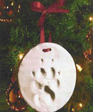 Load image into Gallery viewer, BOGO Pawprint Ornament Kit - remember a beloved pet - safe and non-toxic
