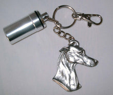 Load image into Gallery viewer, Greyhound Keyring
