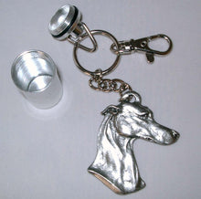 Load image into Gallery viewer, Greyhound Keyring
