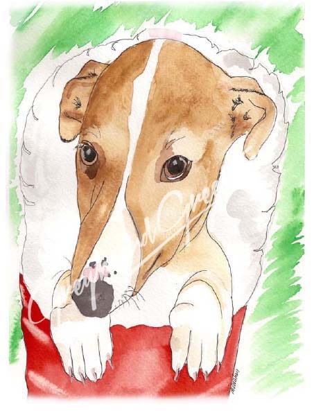 Greyhound Christmas Cards