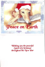 Load image into Gallery viewer, Greyhound Christmas Card
