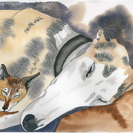 Greyhound Art Note Card Set