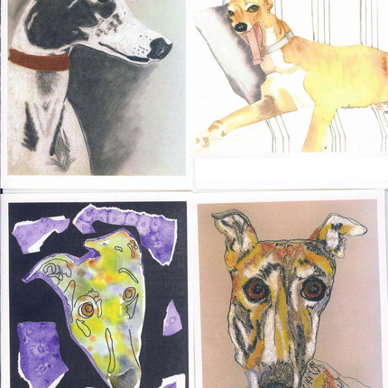 Greyhound Art Notecard Set