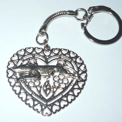 Greyhound Keyring