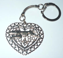 Load image into Gallery viewer, Greyhound Keyring
