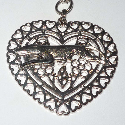 Greyhound Keyring
