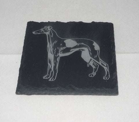 Greyhound Slate Coaster