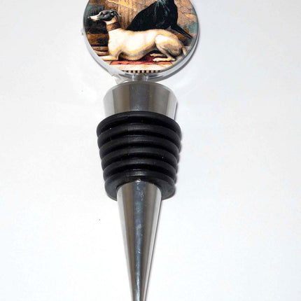 Greyhound Bottle Stopper