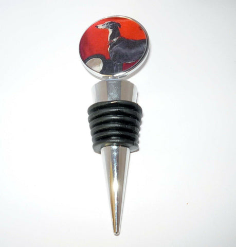 Greyhound Bottle Stopper