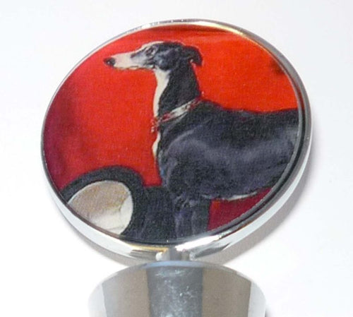 Greyhound Bottle Stopper