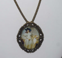Load image into Gallery viewer, Greyhound Combo Pin Pendant
