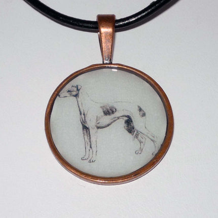 greyhound necklace