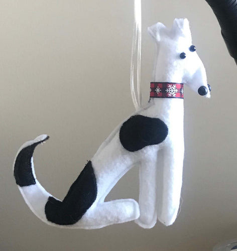 Felt Greyhound Ornament