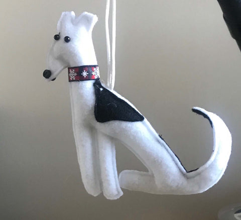 Felt Greyhound Ornament