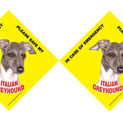 Italian Greyhound Sign