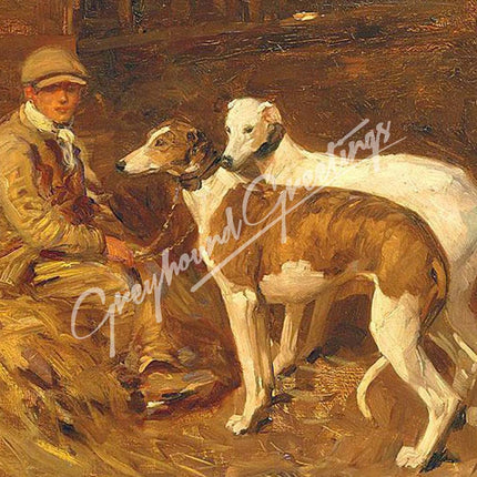 Greyhound Art Tile