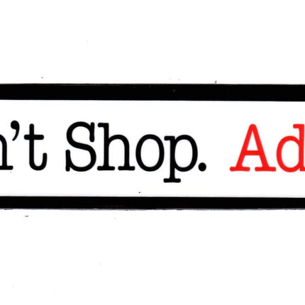 Don't Shop. Adopt. Bone Magnet
