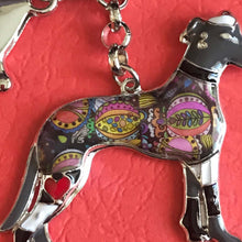 Load image into Gallery viewer, Greyhound Key Ring
