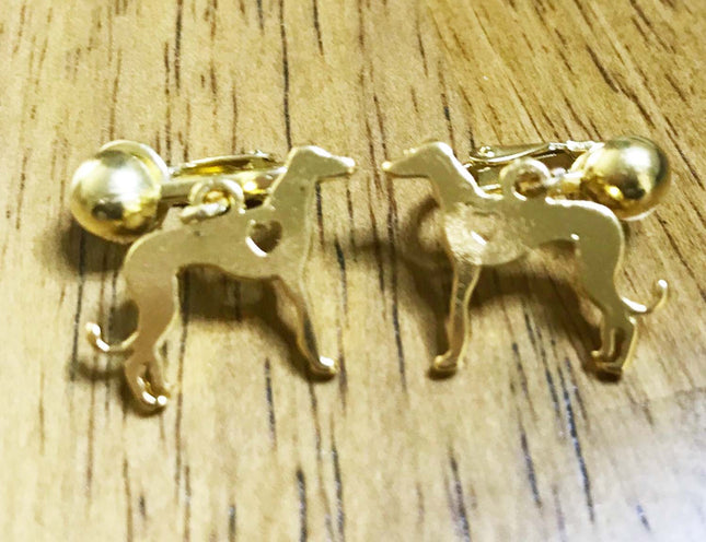Greyhound Clip On Earrings