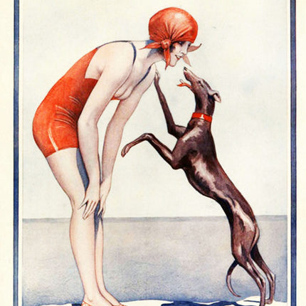 Vintage Greyhound Note Card Set