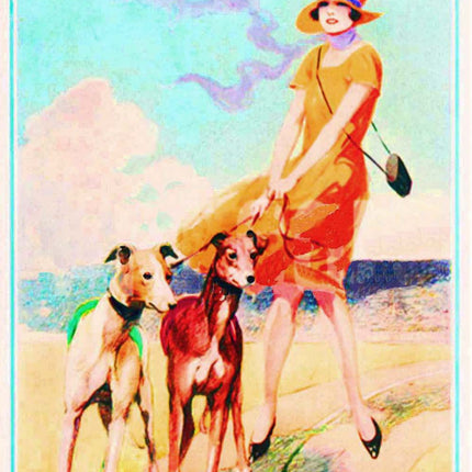 Vintage Greyhound Note Card Set