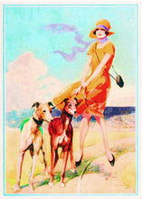 Load image into Gallery viewer, Vintage Greyhound Note Card Set
