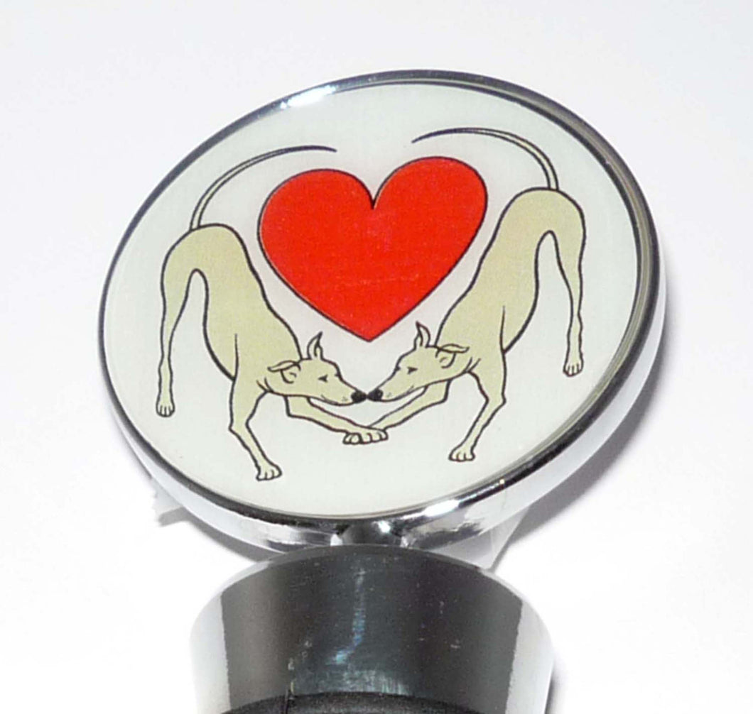 Greyhound Bottle Stopper