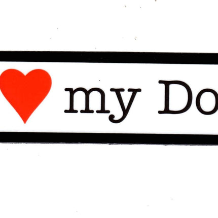 I <Heart> My Dog Bone Magnet