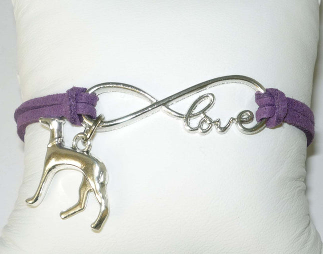 Greyhound Infinity Love Bracelet