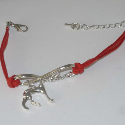 Greyhound Infinity Love Bracelet