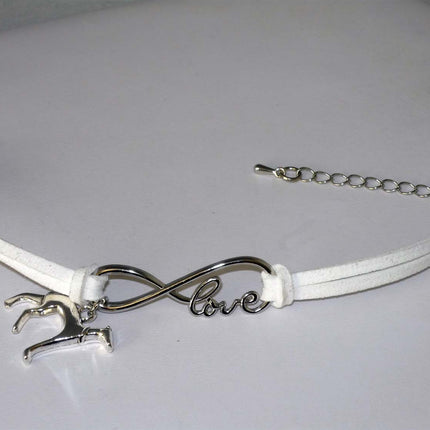 Greyhound Infinity Love Bracelet