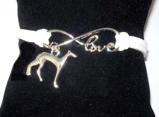 Greyhound Infinity Love Bracelet