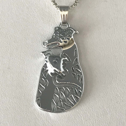 Greyhound and Whippet Necklce