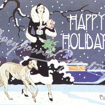 Greyhound Christmas Cards