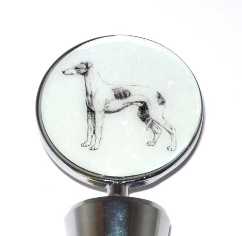 Greyhound Bottle Stopper