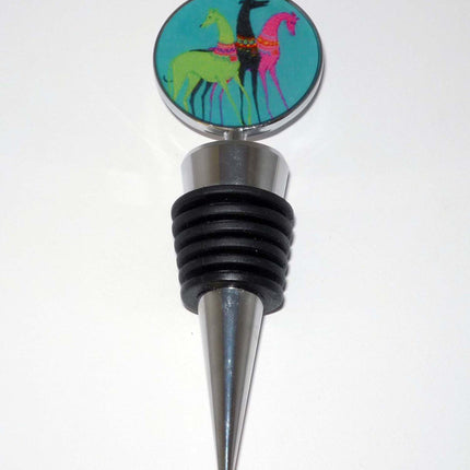 Greyhound Bottle Stopper