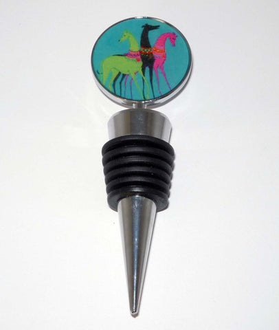 Greyhound Bottle Stopper