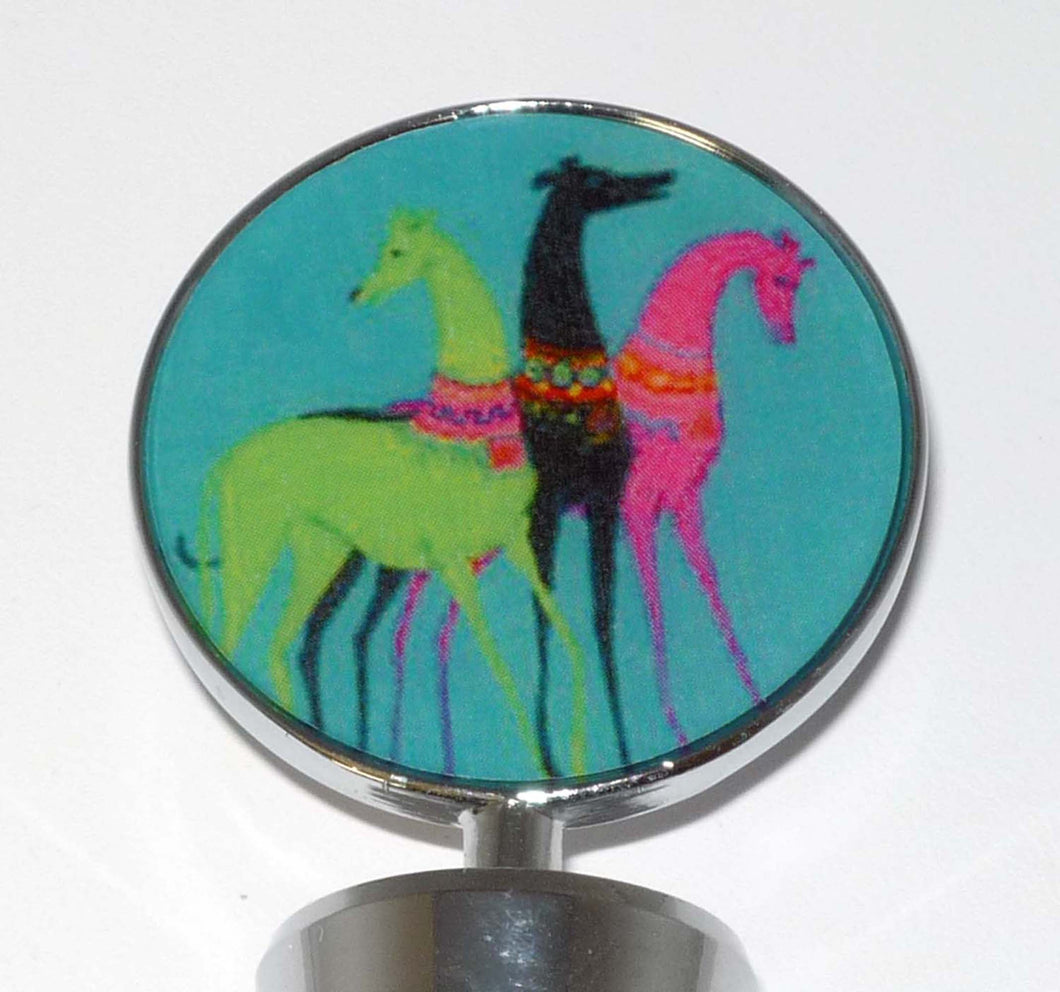 Greyhound Bottle Stopper