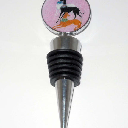Greyhound Bottle Stopper