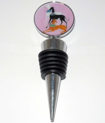 Greyhound Bottle Stopper