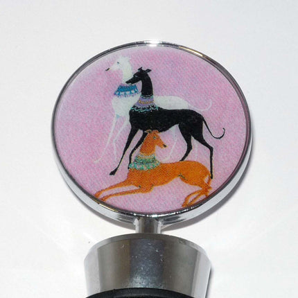 Greyhound Bottle Stopper