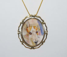 Load image into Gallery viewer, Greyhound Combo Pin Pendant
