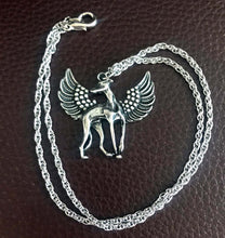 Load image into Gallery viewer, Winged Greyhound Memory Necklace
