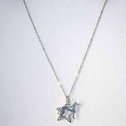 Greyhound Necklace and Earrings Set