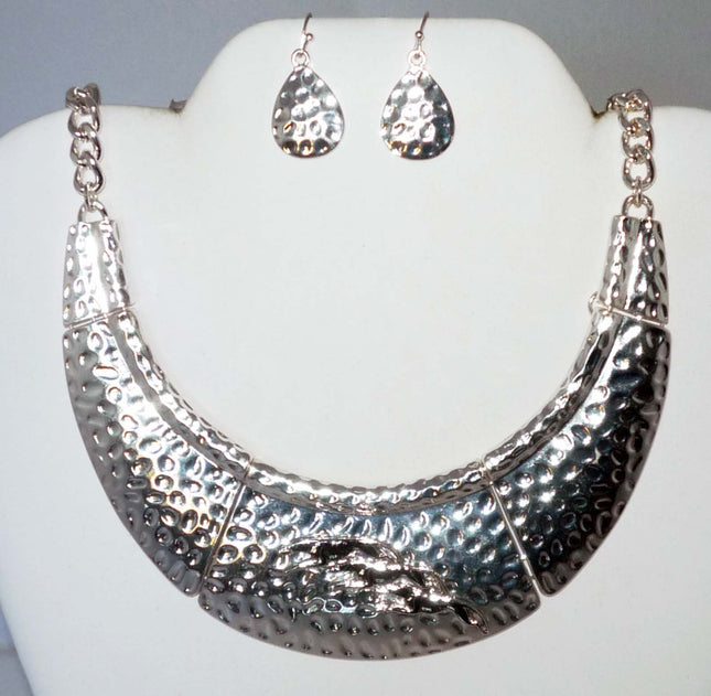 Greyhound Necklace and Earrings Set
