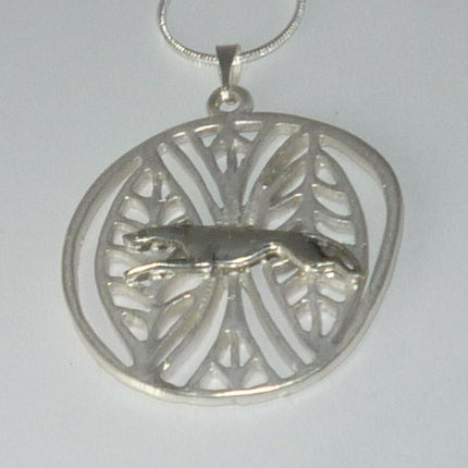 Greyhound Necklace and Earrings Set